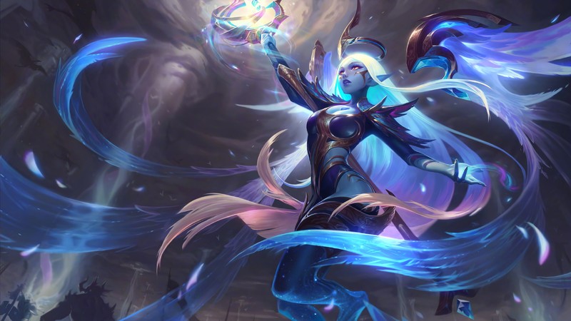 Soraka, Soraka (League of Legends), Support (League Of Legends), League of Legends, Riot Games, blue