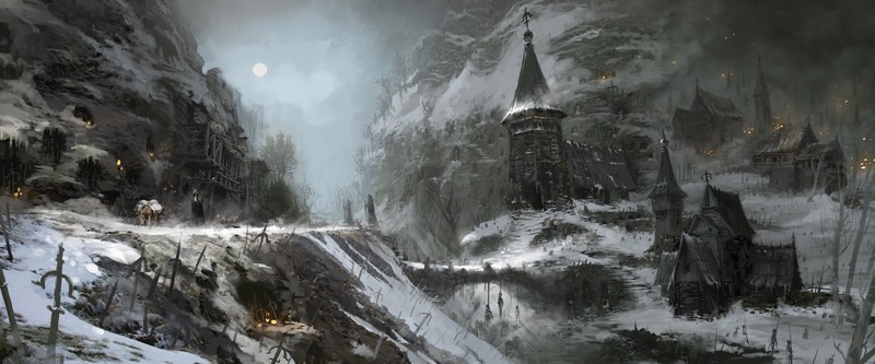 Blizzard Entertainment, diablo 4, Diablo, Video Game Horror, dark fantasy, digital art, fantasy art, diablo iv, video game art, PC gaming, video games, concept art