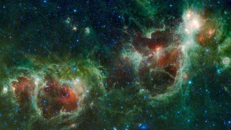 nebula, stars, cluster, space, galaxy, universe, astronomy, 4k