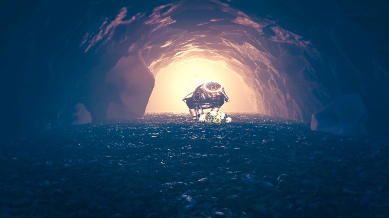 cave, render, digital art