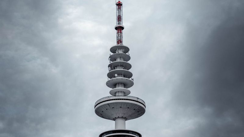 tower, clouds, sky, architecture, 4k