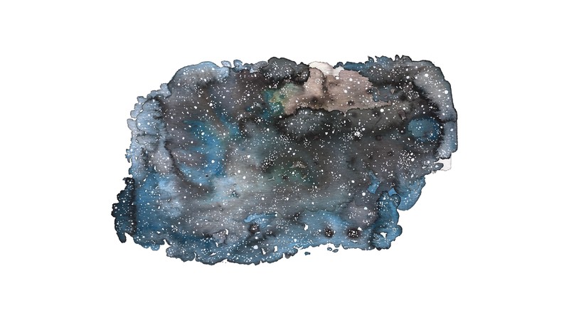 universe, artwork, ink, space, watercolor, white background, simple, minimalism, simple background
