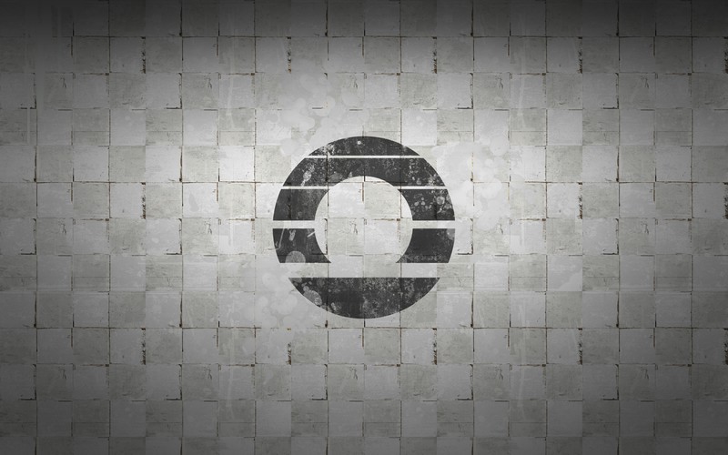 Aperture Laboratories, wall, texture, circle, digital art, Portal (game), video games