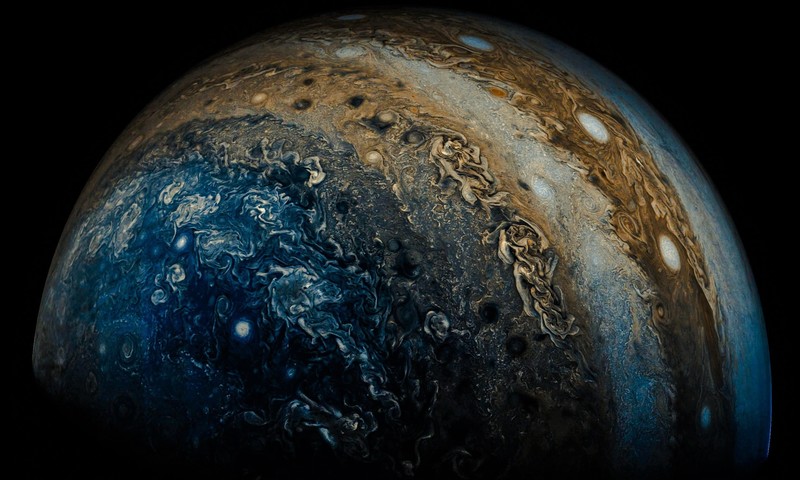 Jupiter, planet, Solar System, science, space art, digital art