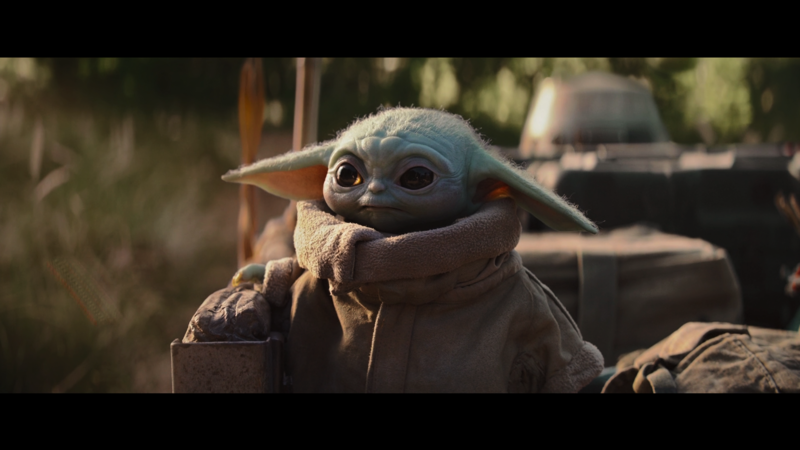 The Mandalorian, Star Wars, Yoda, Baby Yoda, tv series, movie scenes, space, science fiction