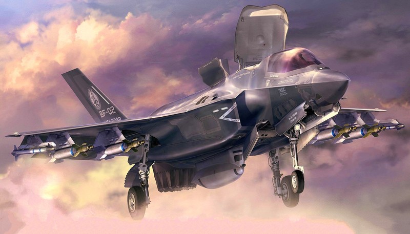 military, military aircraft, artwork, aircraft, vehicle, F-35 Lightning II