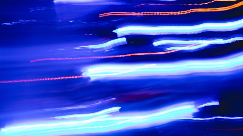 lines, stripes, intermittent, blue, bright, 4k