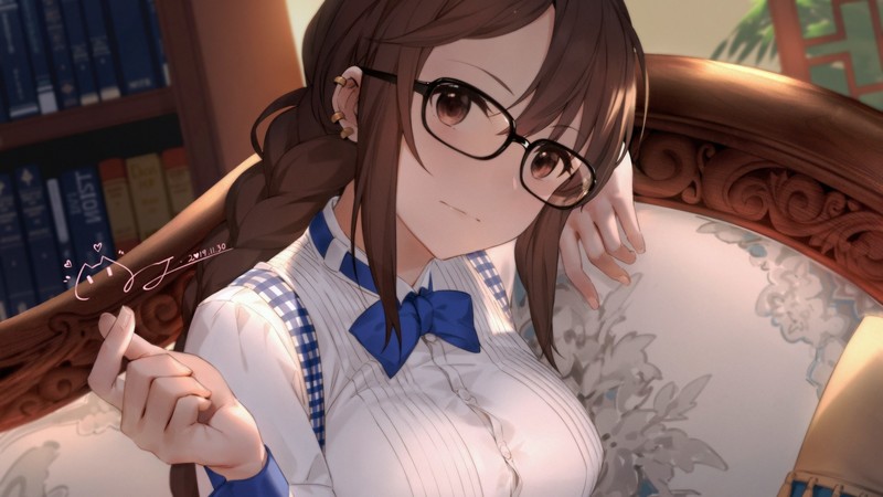 anime, anime girls, digital art, artwork, 2D, portrait, brown eyes, Consort Yu (Fate/Grand Order), Fate/Grand Order, Yu Miaoyi (Fate)