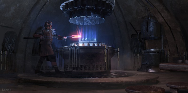 The Mandalorian, tv series, concept art, Nick Gindraux