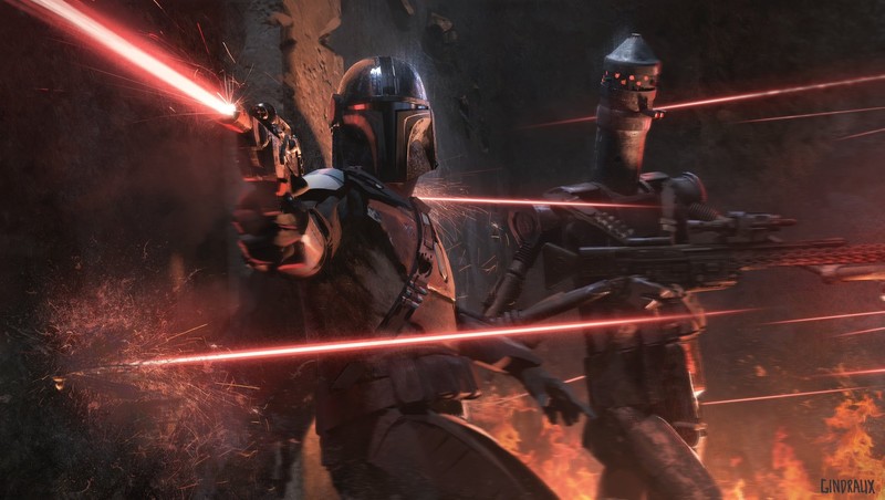 The Mandalorian, tv series, concept art, Nick Gindraux
