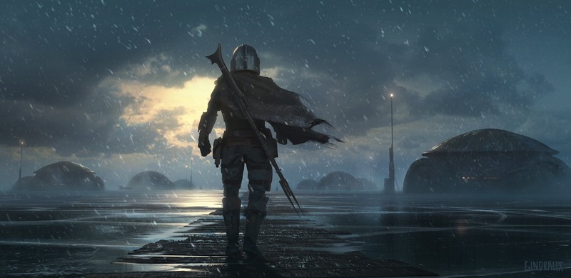 The Mandalorian, tv series, concept art, Nick Gindraux