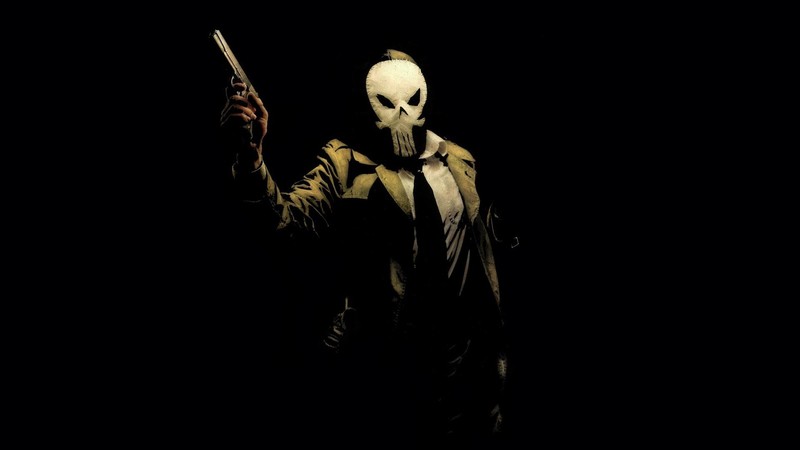 Punisher, The Punisher, noir, Marvel Comics, comic art, comic books, gun