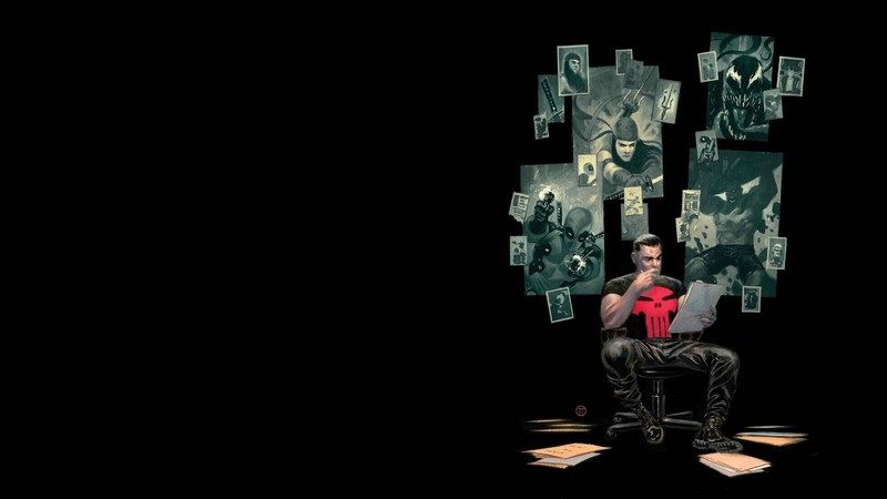 Punisher, The Punisher, Frank Castle, Marvel Comics, comic art, comic books, skull, artwork, simple background
