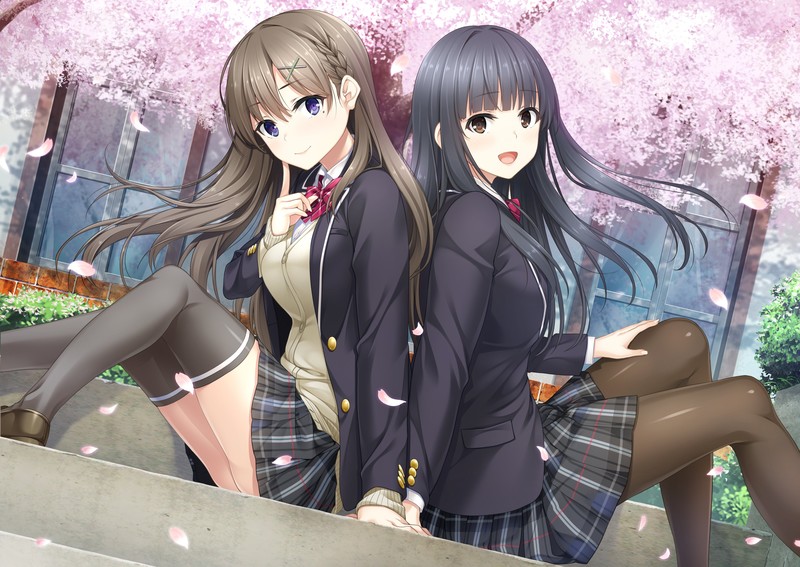 anime, 2D, digital art, anime girls