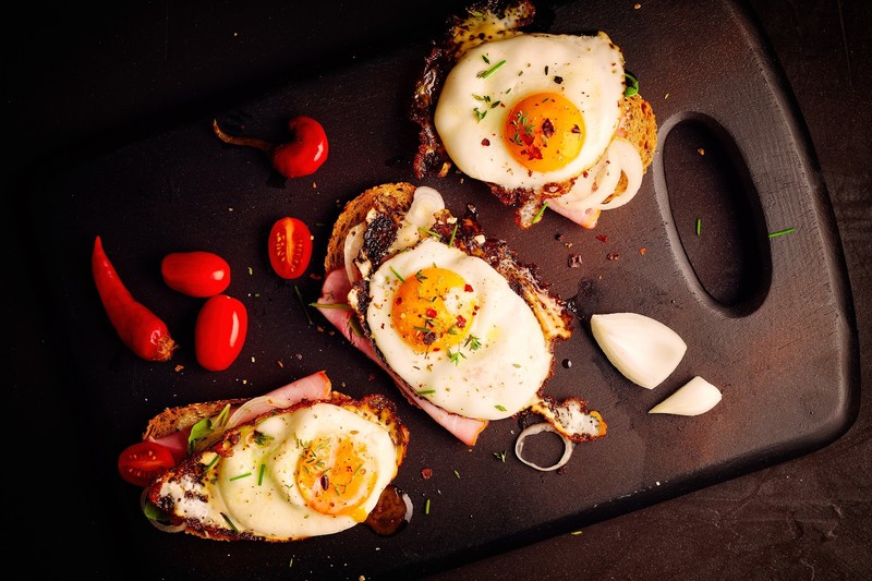 food, eggs, tomatoes, vegetables
