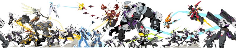 video games, Overwatch, Overwatch 2, Tracer (Overwatch), Mercy (Overwatch), Mercy, Winston (Overwatch), Winston, Reinhardt (Overwatch), Mei (Overwatch), Mei, tracer, Brigitte (Overwatch), Genji, Genji (Overwatch), Genji Shimada, Blizzard Entertainment, PC gaming