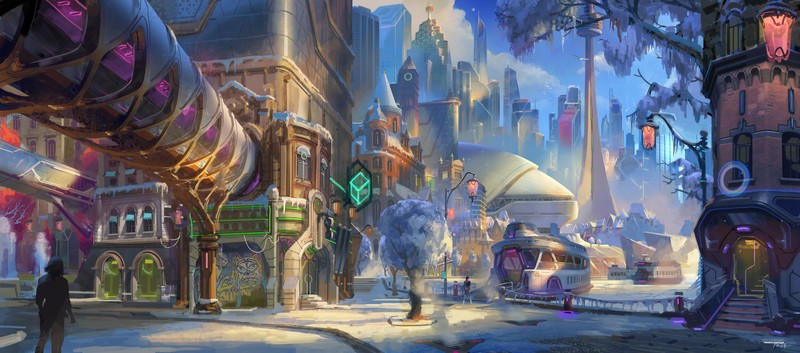 video games, Overwatch, Overwatch 2, artwork, digital art, concept art, Blizzard Entertainment, PC gaming, colorful