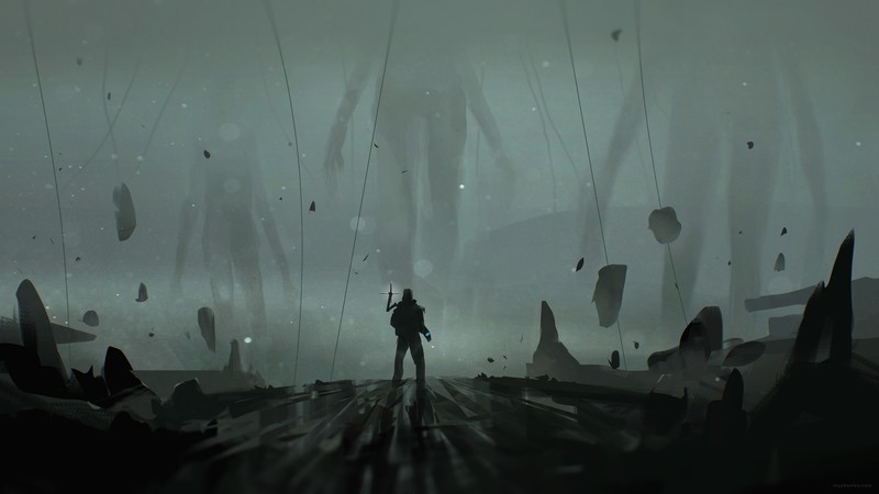 Death Stranding, game art, video game art, video games, Hideo Kojima, 2019 (Year)