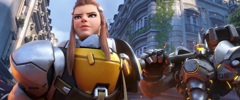 Overwatch, Overwatch 2, video games, Blizzard Entertainment, video game girls, PC gaming, Brigitte (Overwatch), Reinhardt (Overwatch)