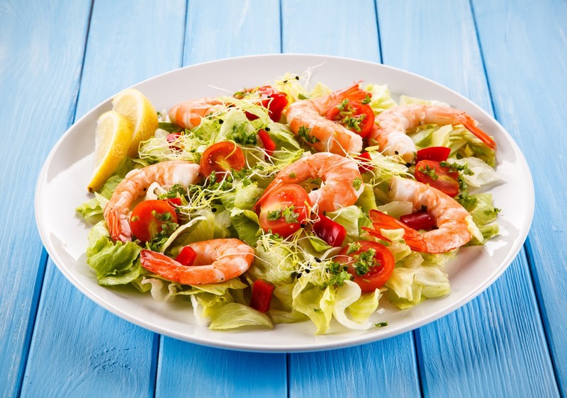 seafood, food, tomatoes, lemons