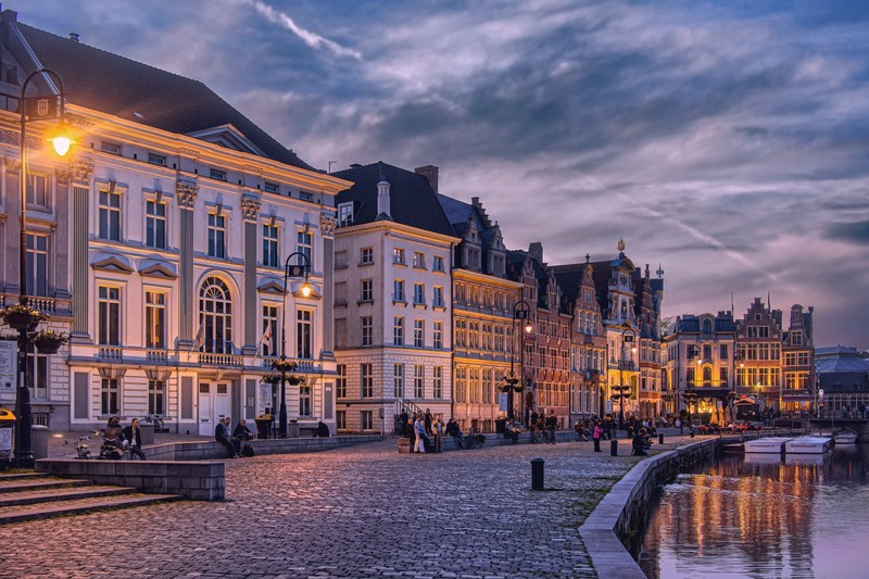 Gent, city, cityscape, Belgium