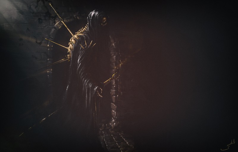 Dmitrii Ustinov, dark, fantasy art, artwork