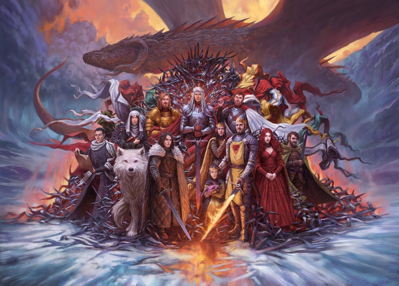 artwork, fantasy art, Game of Thrones