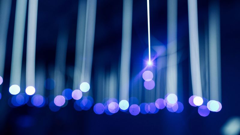 glare, bokeh, shine, lilac, 4k