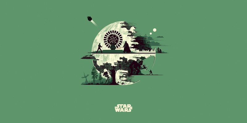 simple background, Star Wars, science fiction, artwork