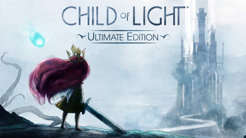 Nintendo, cyan, video game art, Child of Light