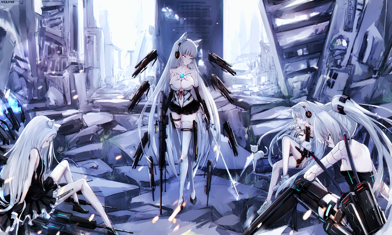 anime, anime girls, digital art, artwork, 2D