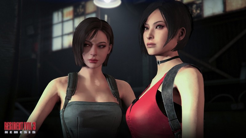 Ada Wong, Resident Evil 2, Resident Evil, video game art, video games, Jill Valentine