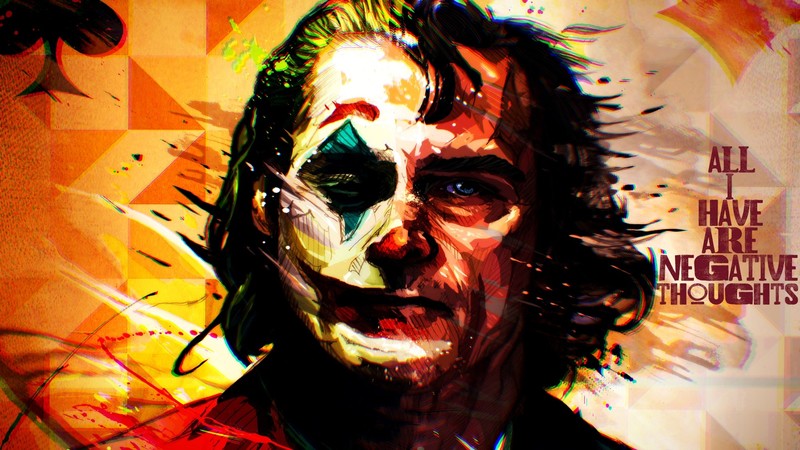 Joker, Joker (2019 Movie), Joaquin Phoenix, artwork, movies, quote, face