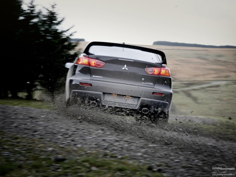 Mitsubishi Lancer Evo X, Rally, JDM, car, rear view