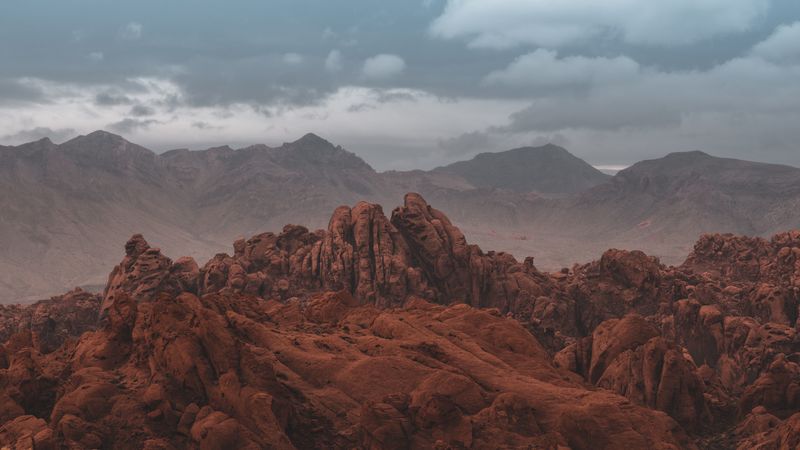 rocks, sandstone, mountains, valley of fire, nevada, usa, 4k