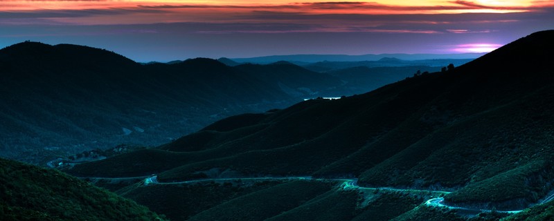 nature, mountains, road, valley