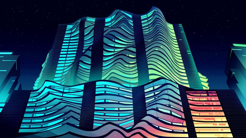modern, architecture, 3D