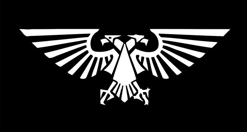 Warhammer 40,000, space marines, PC gaming, monochrome, simple background, minimalism