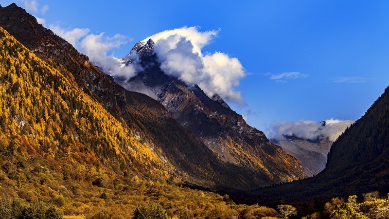 Sichuan, landscape, mountains
