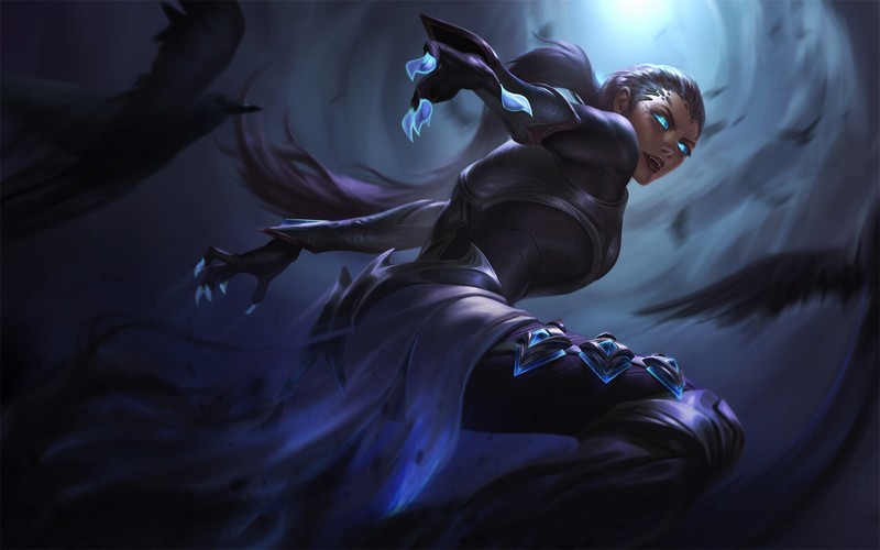 dark, fantasy art, artwork, glowing eyes, blue eyes, fantasy girl, claws