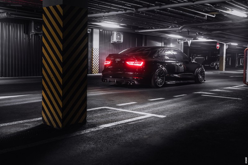 car, black cars, vehicle, Audi, Audi A3 Quattro