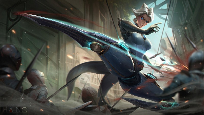 PC gaming, fantasy girl, League of Legends, Camille (League of Legends)