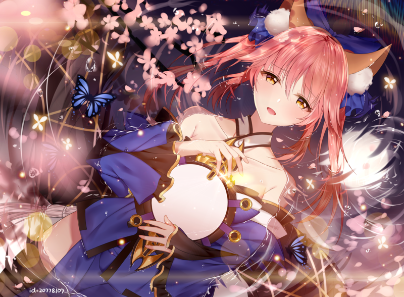 junpaku karen, Fate/Grand Order, anime girls, anime, fantasy girl, yellow eyes, animal ears