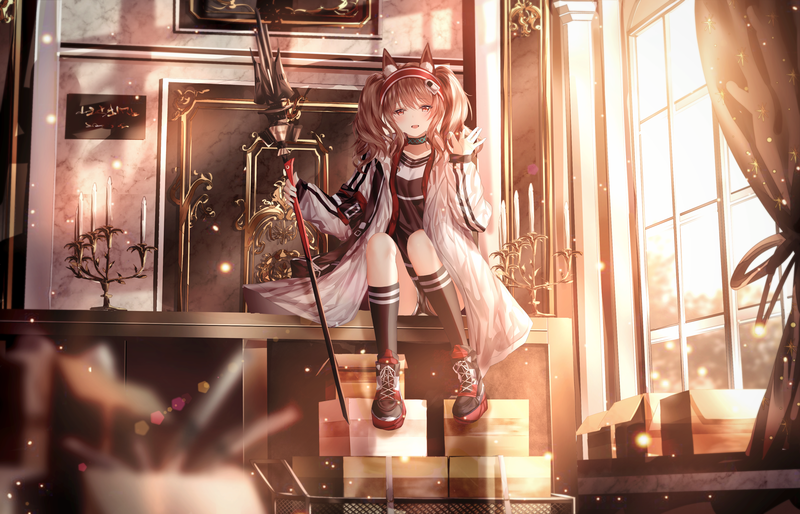 junpaku karen, anime, anime girls, Arknights