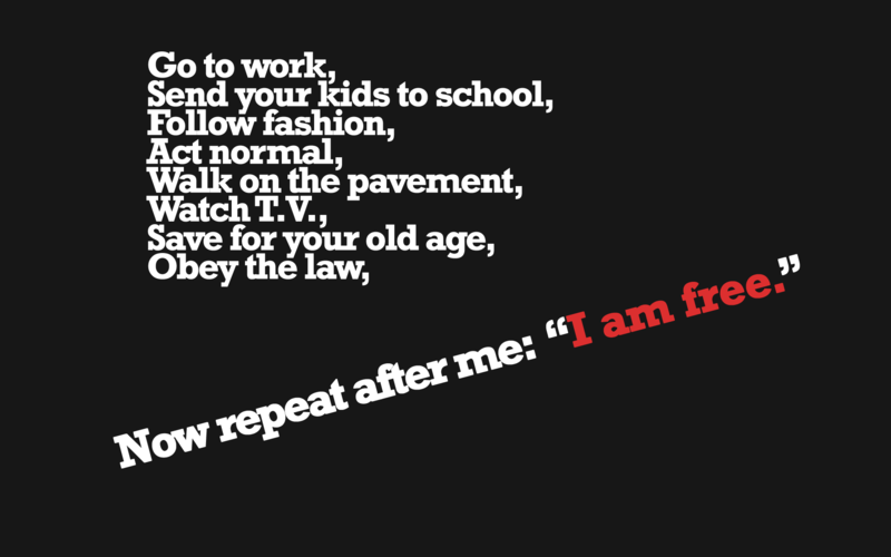 quote, text, freedom