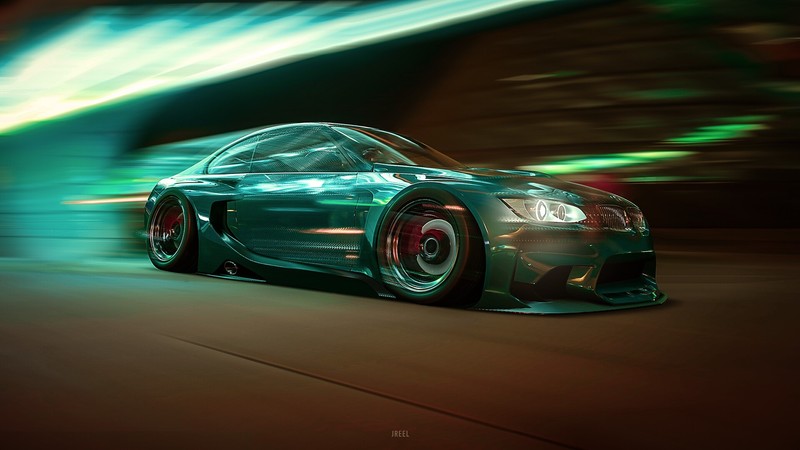 car, vehicle, BMW, digital art, BMW E92, BMW 3 Series