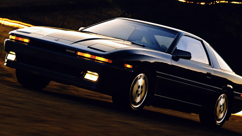 Toyota, Toyota Supra MK3, 80s cars, pop-up headlights, dutch tilt, car