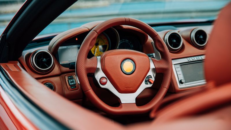 steering wheel, car, luxury, 4k