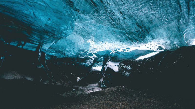 cave, ice, iceland, icy, 4k