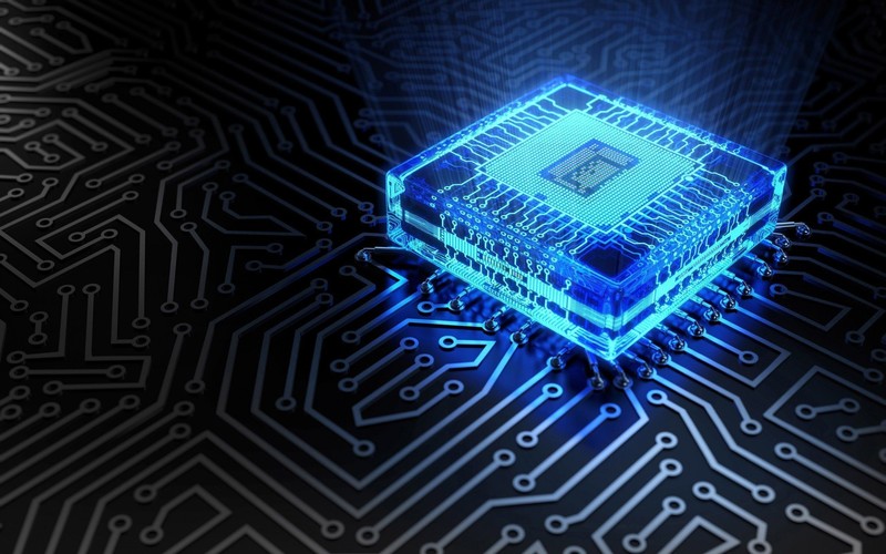 CPU, tech, circuit, circuit boards, computer, technology, blue, cyan